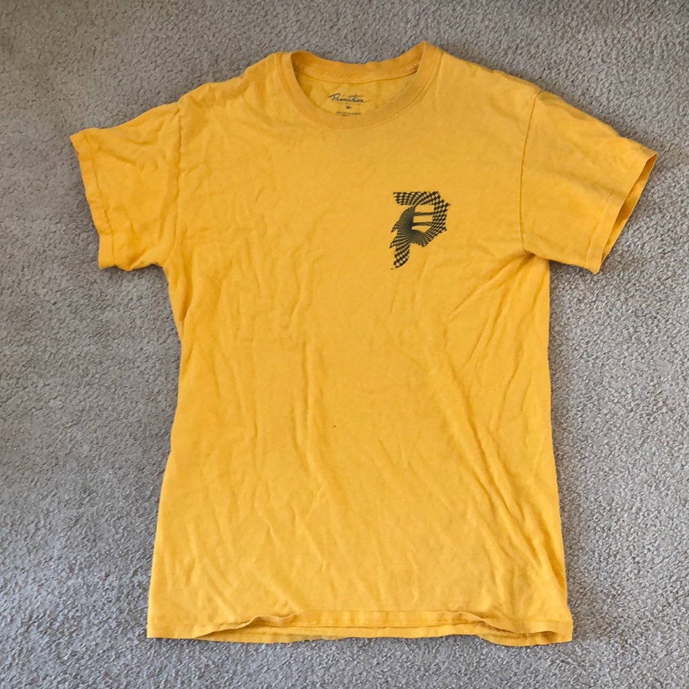 Yellow primitive t-shirt